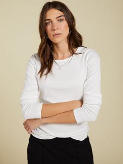Baukjen Krystea Luxe Organic Cotton Blend Top - view 2, White