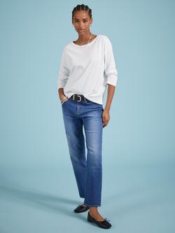 Baukjen Montrose Relaxed Organic Cotton Blend Top - view 2, Pure White