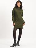 Nobody's Child Roll Neck Jumper Mini Dress, Green