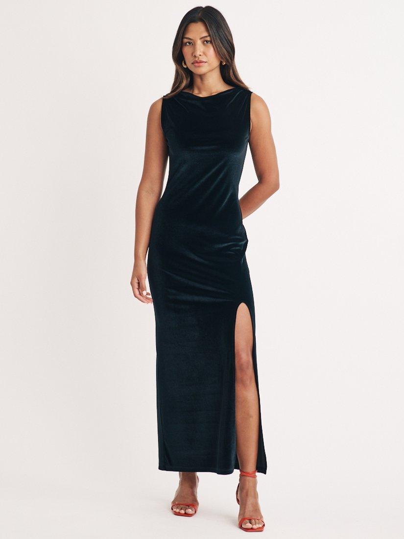 Crushed velvet cami dress hotsell