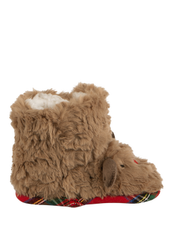 totes Kids' Bootie Slippers, Brown, Brown