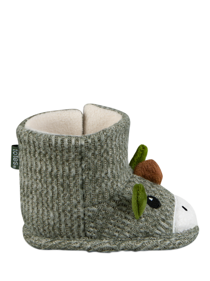 totes Kids' Bootie Slippers, Green, Green