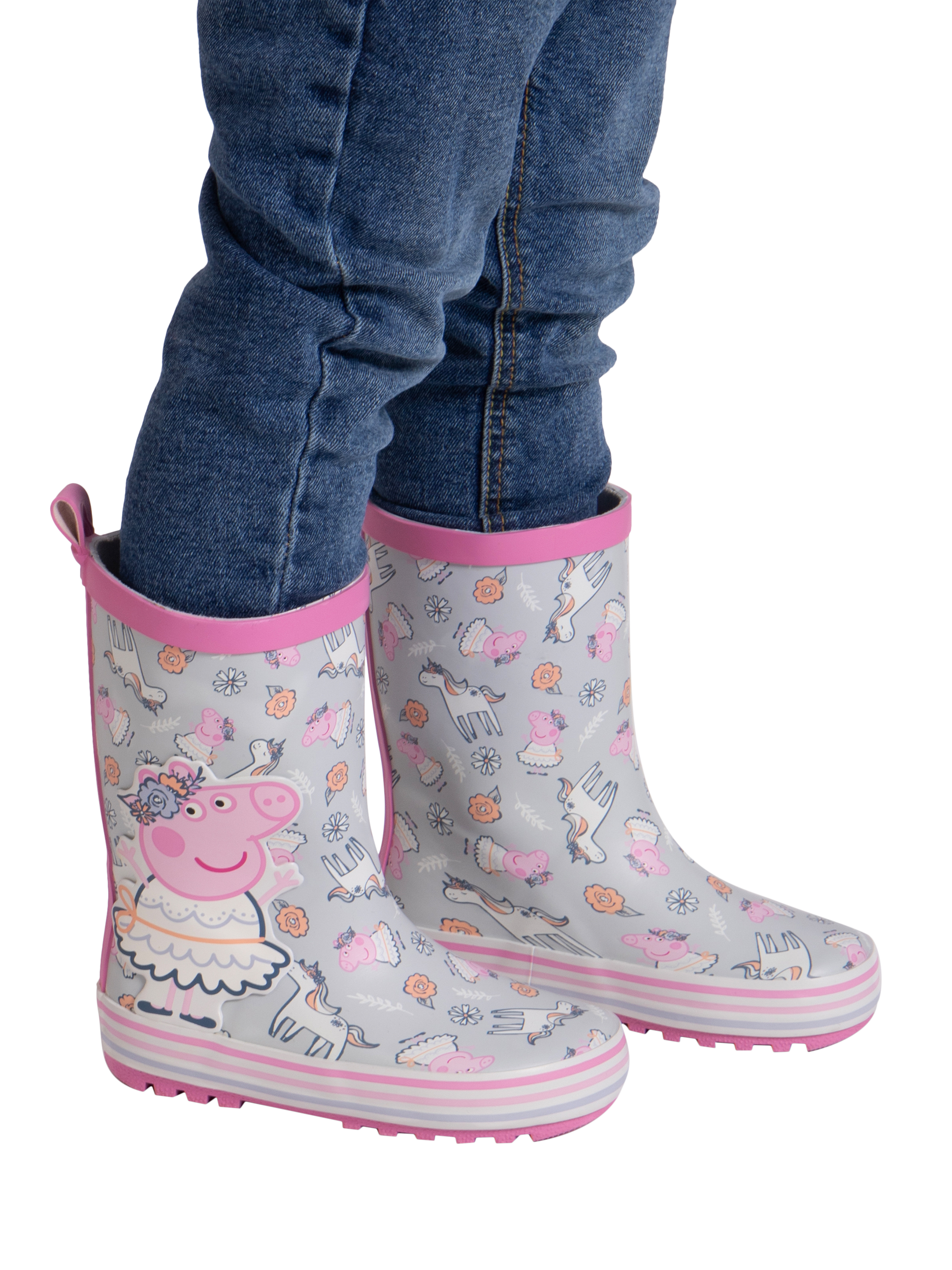 Product image 2 of 5, which shows totes Kids' Peppa Pig Wellies, Pink, 5 Jnr