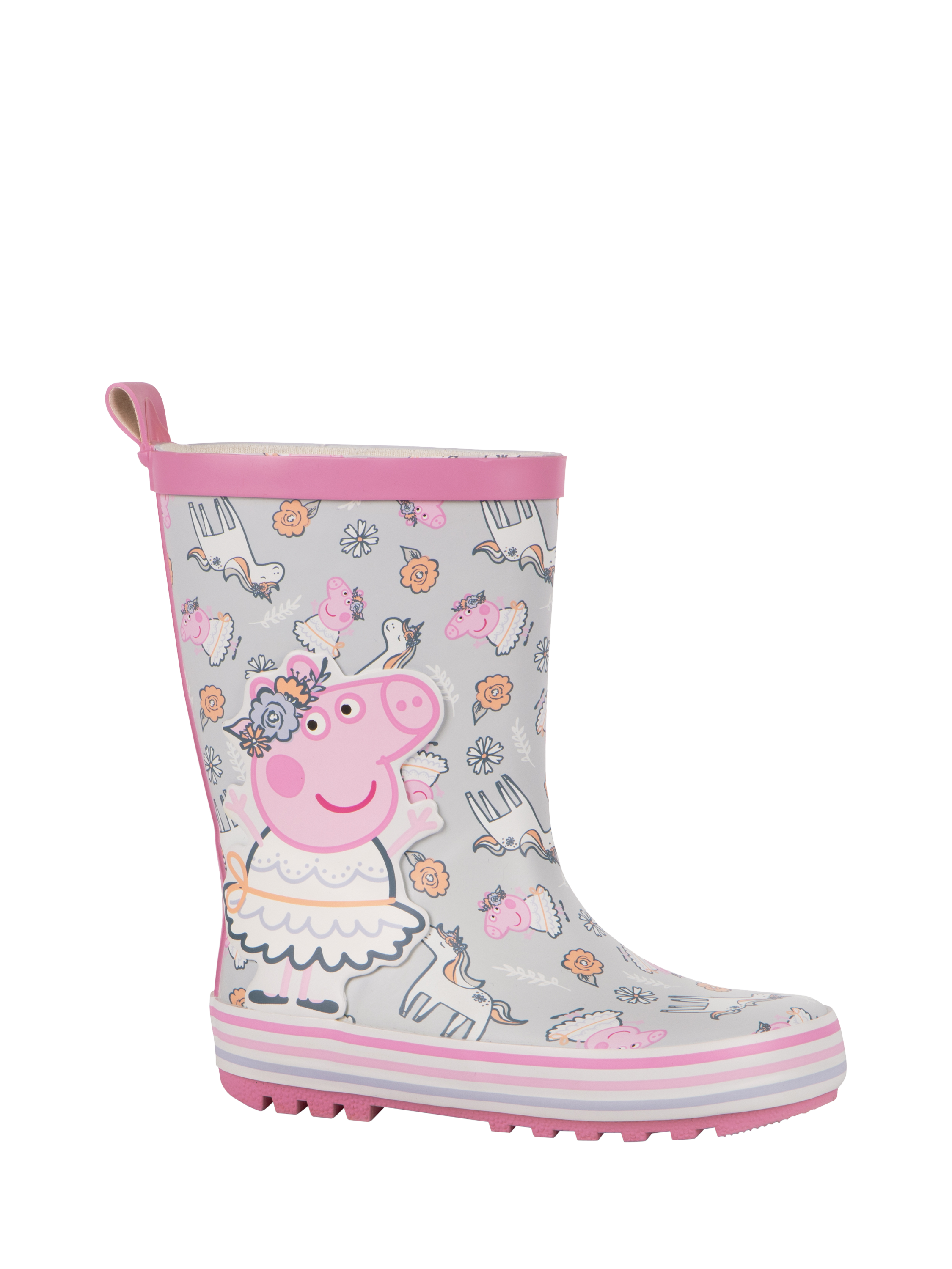 Product image 3 of 5, which shows totes Kids' Peppa Pig Wellies, Pink, 5 Jnr