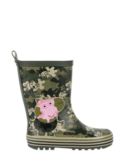 totes Kids' George Pig Wellies, Green, Green