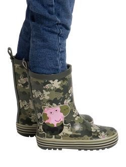 totes Kids' George Pig Wellies, Green - view 2, Green