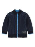 Timberland Baby Cotton Wool Zipped Cardigan, Navy