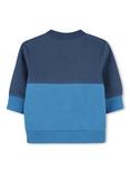 Timberland Baby Logo Colour Block Sweatshirt, Blue/Navy