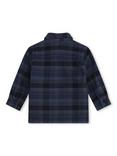 Timberland Baby Check Cotton Twill Shirt, Navy/Multi