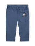 Timberland Baby Cotton Loose Fit Drill Trousers, Blue