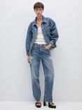 Mango Ashley Stars Jeans, Open Blue