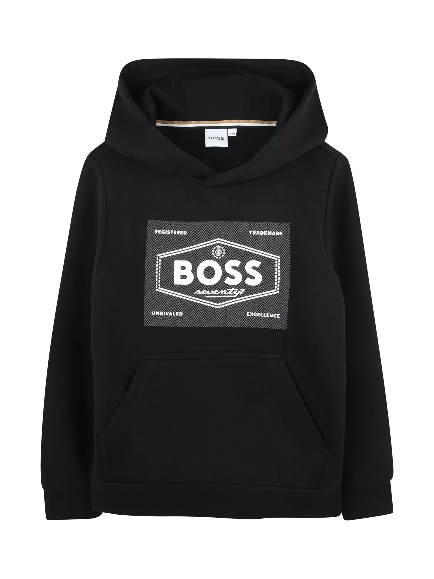 Black hoodie hugo boss on sale