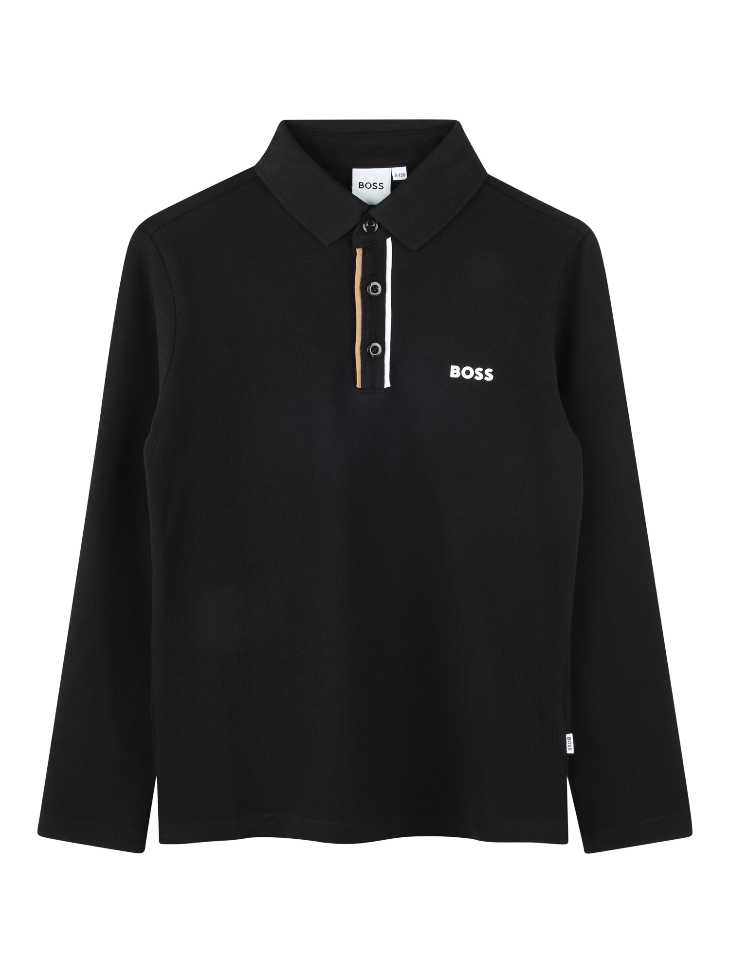 Black and white hugo boss polo best sale