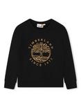 Timberland Kids' Logo Sweatshirt, Black