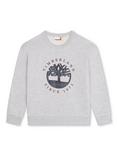 Timberland Kids' Logo Sweatshirt, Chine Grey