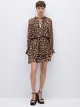Mango Garden Animal Print Dress, Multi