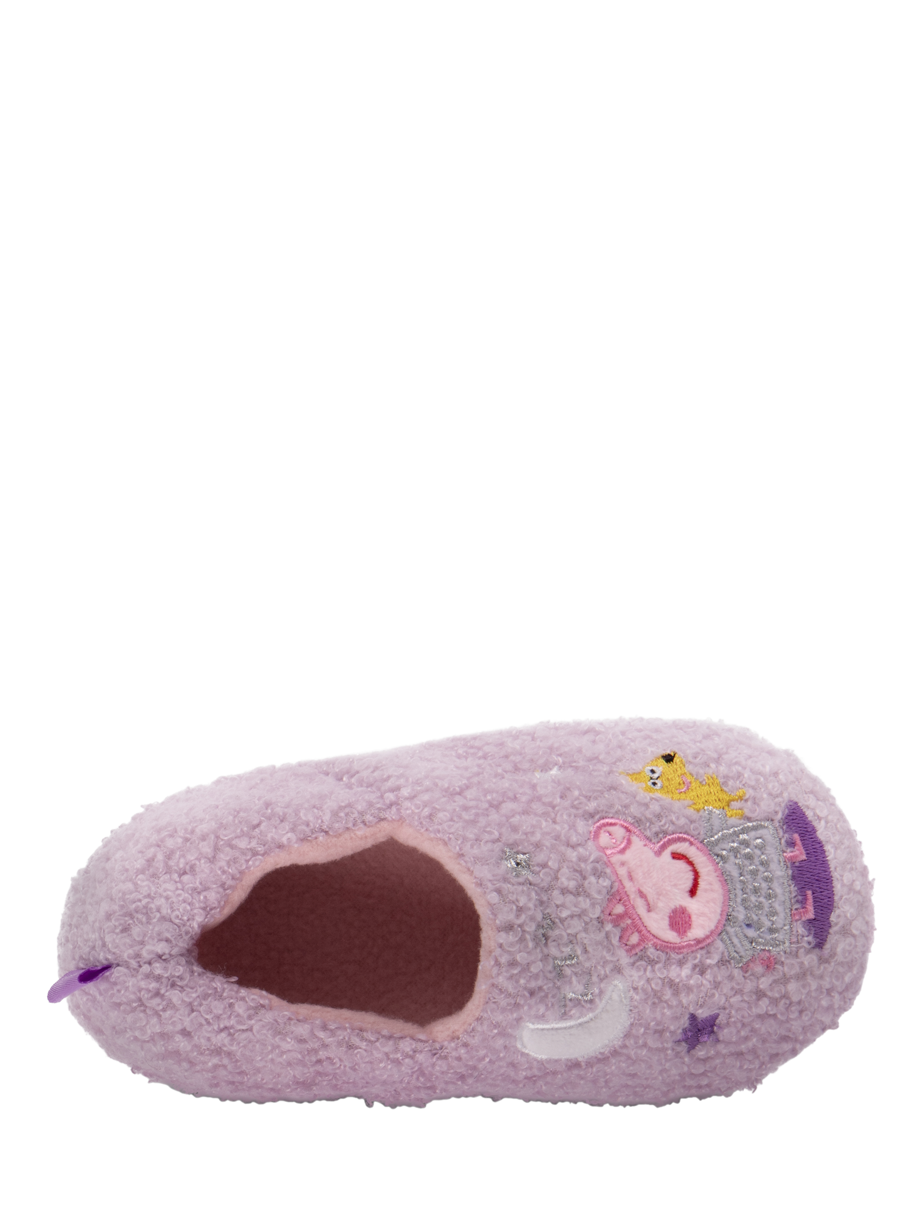 Product image 5 of 6, which shows totes Kids' Peppa Pig Novelty Slippers, Lilac, 5-6