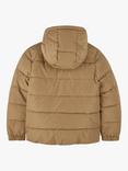 HUGO BOSS Kids' Hooded Puffer Jacket, Cookie