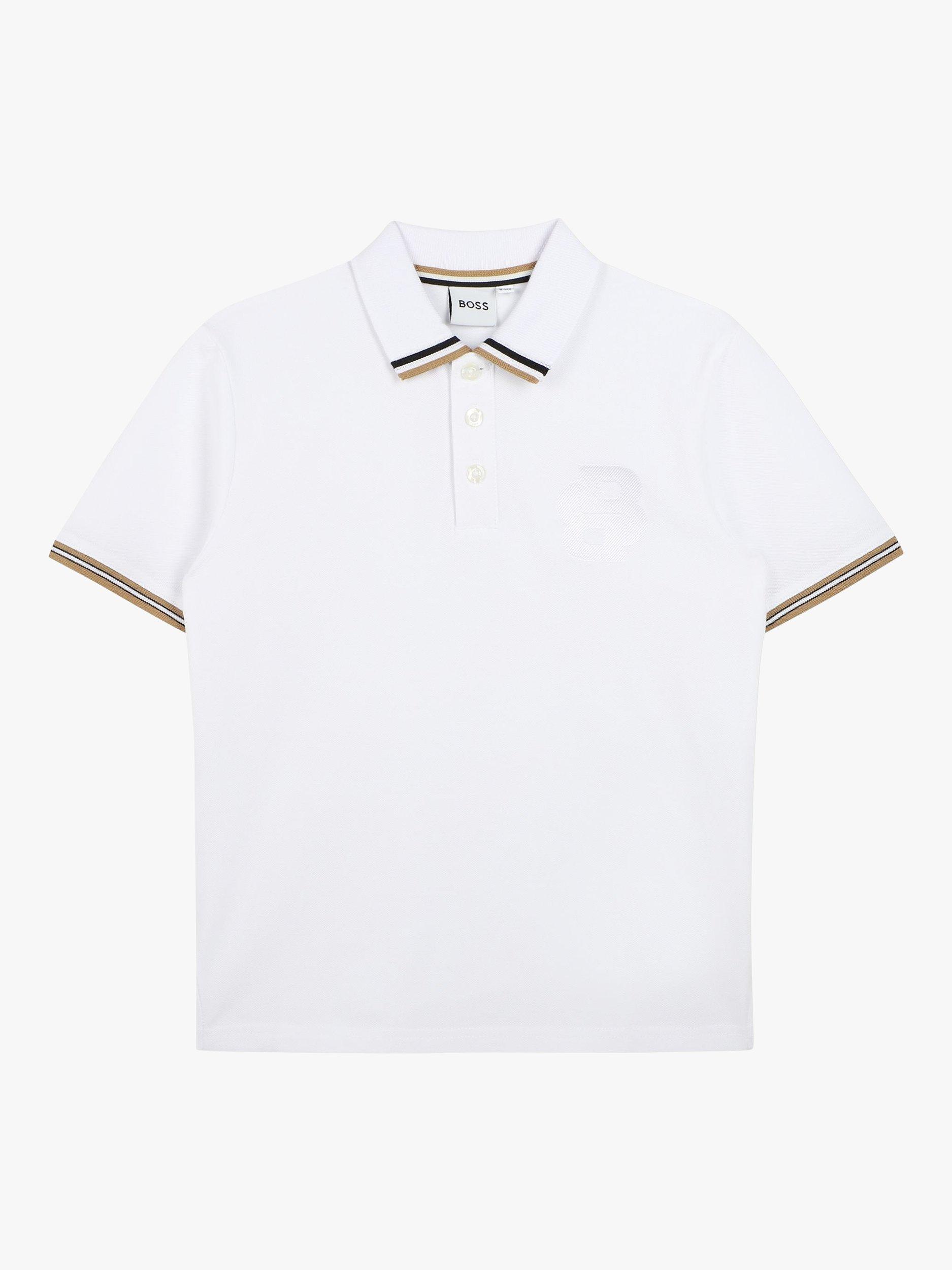 Polo shirt hugo boss white hotsell