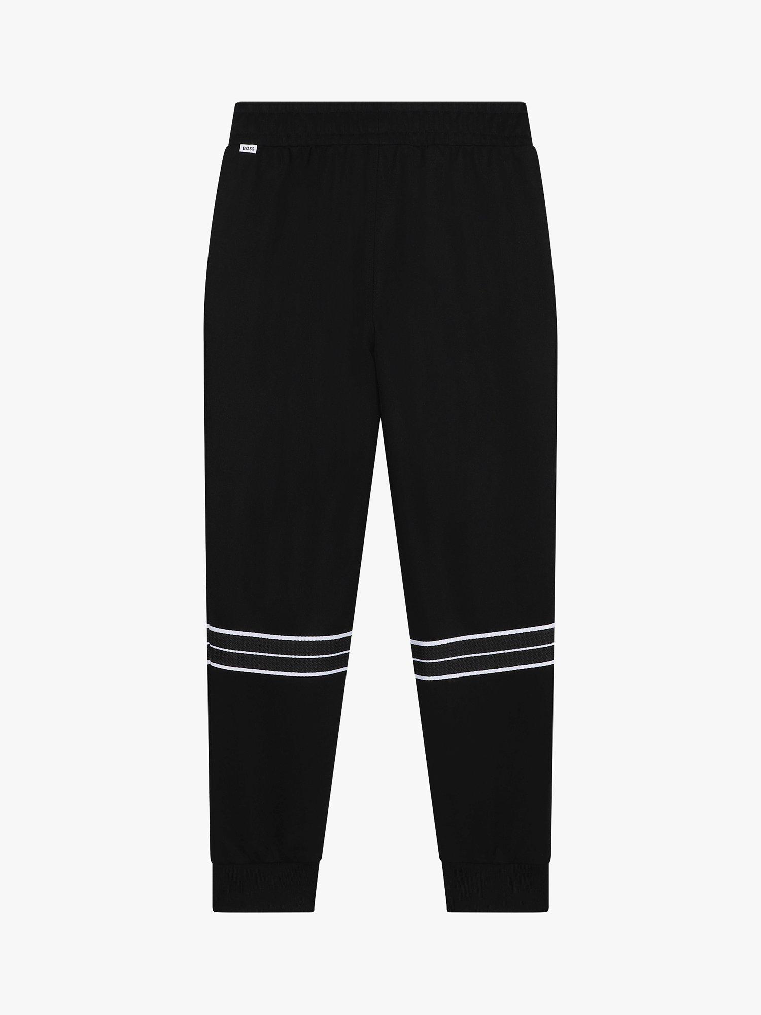 Product image 2 of 2, which shows HUGO BOSS Kids' Tapered Fit Joggers, Black, 10 years