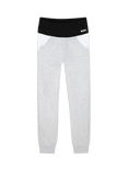 HUGO BOSS Kids' Elasticated Waist Colour Block Joggers, Chine Grey