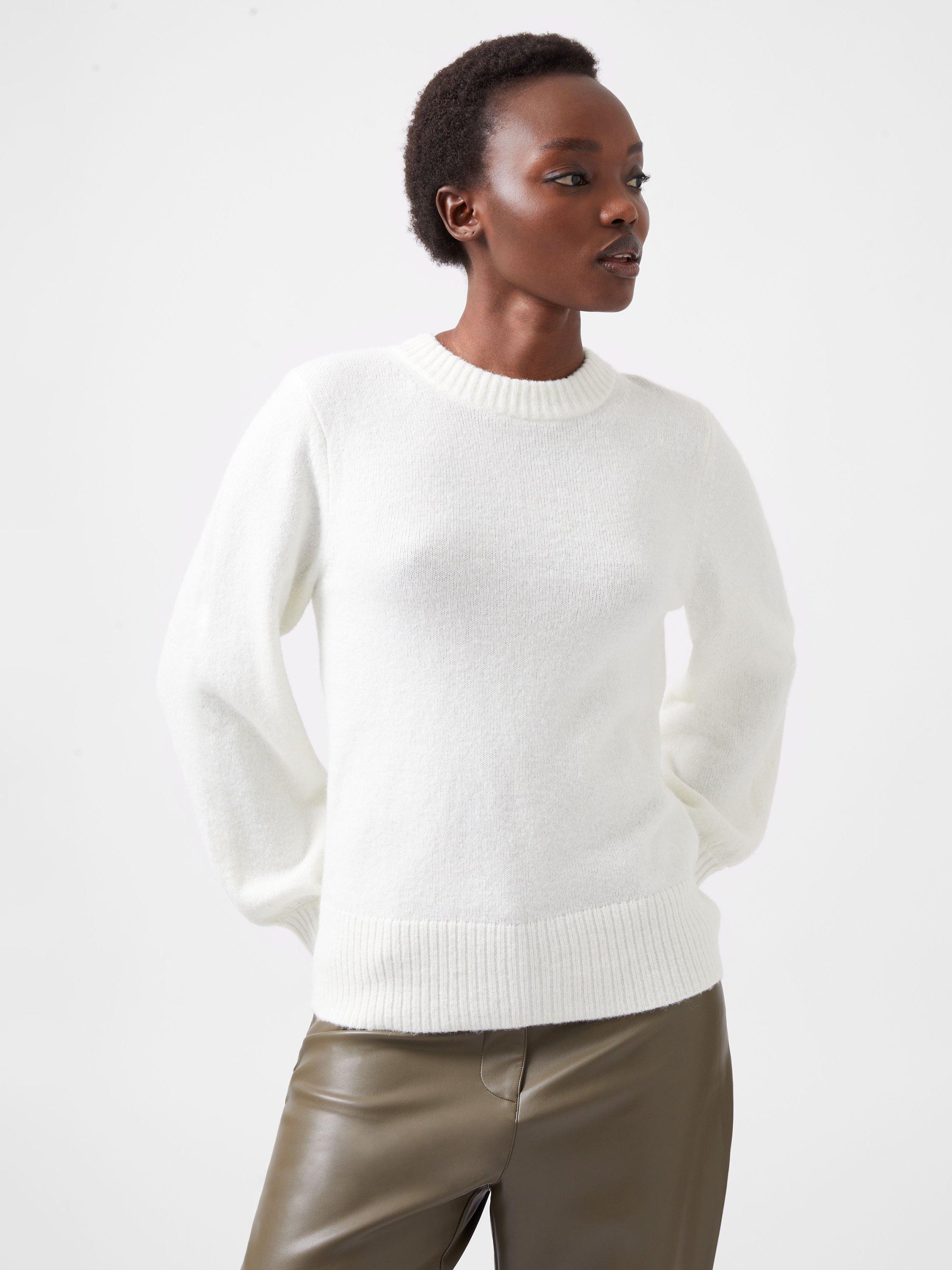 French connection white jumper best sale