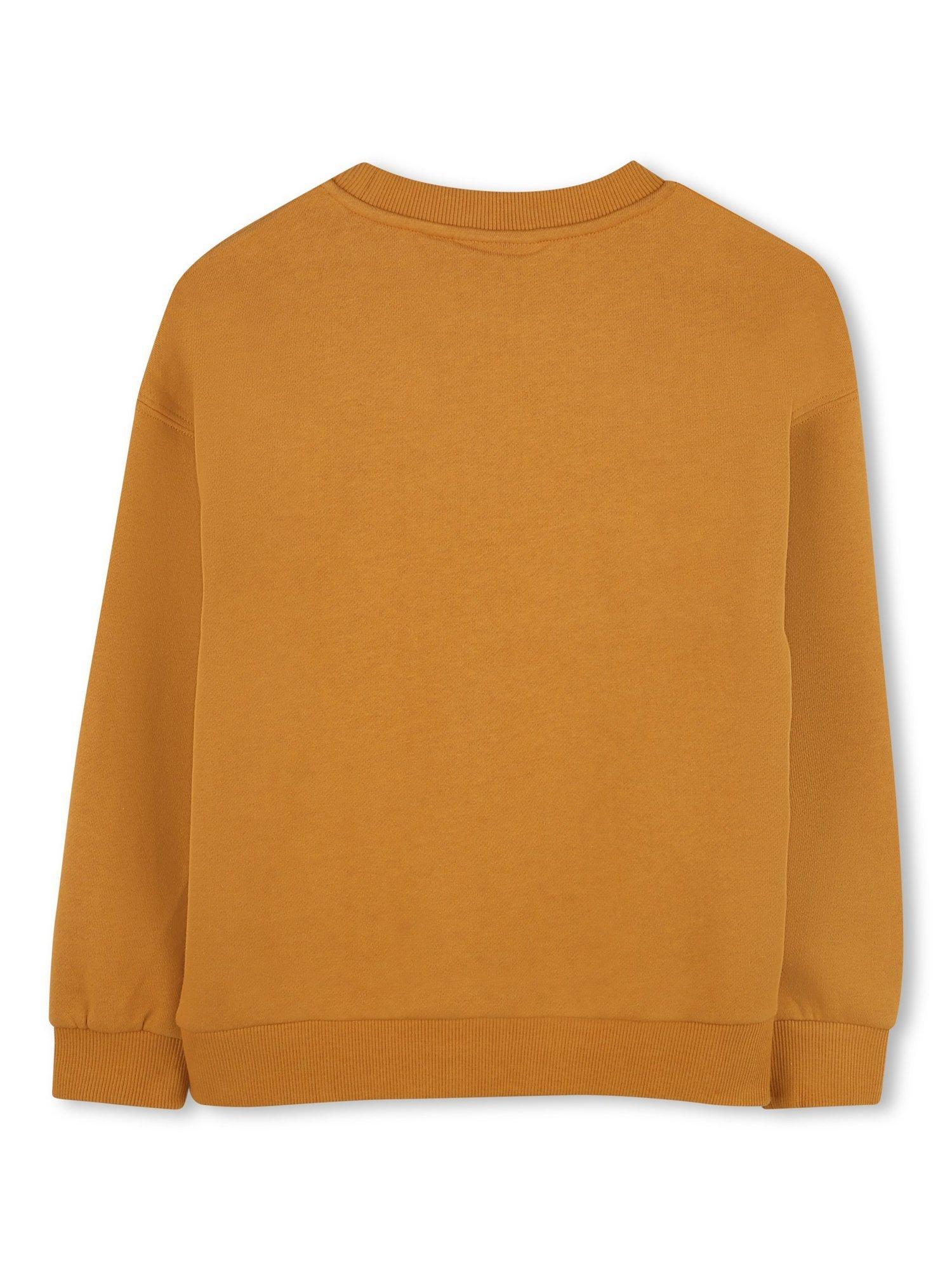 Product image 2 of 2, which shows Timberland Kids' Logo Sweatshirt, Ochre, 4 years