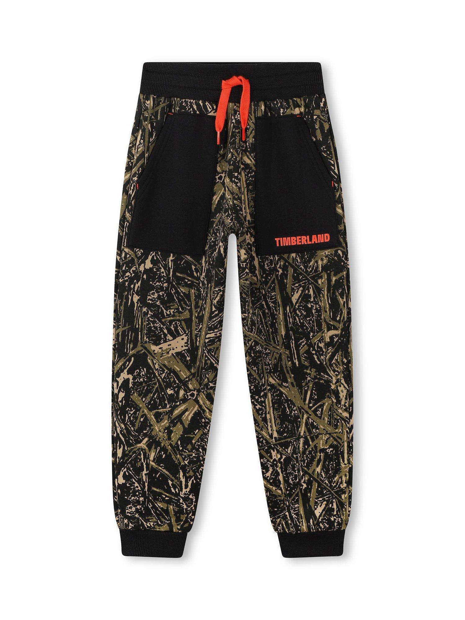 Product image 1 of 2, which shows Timberland Kids' Woodland Joggers, Multi, 4 years