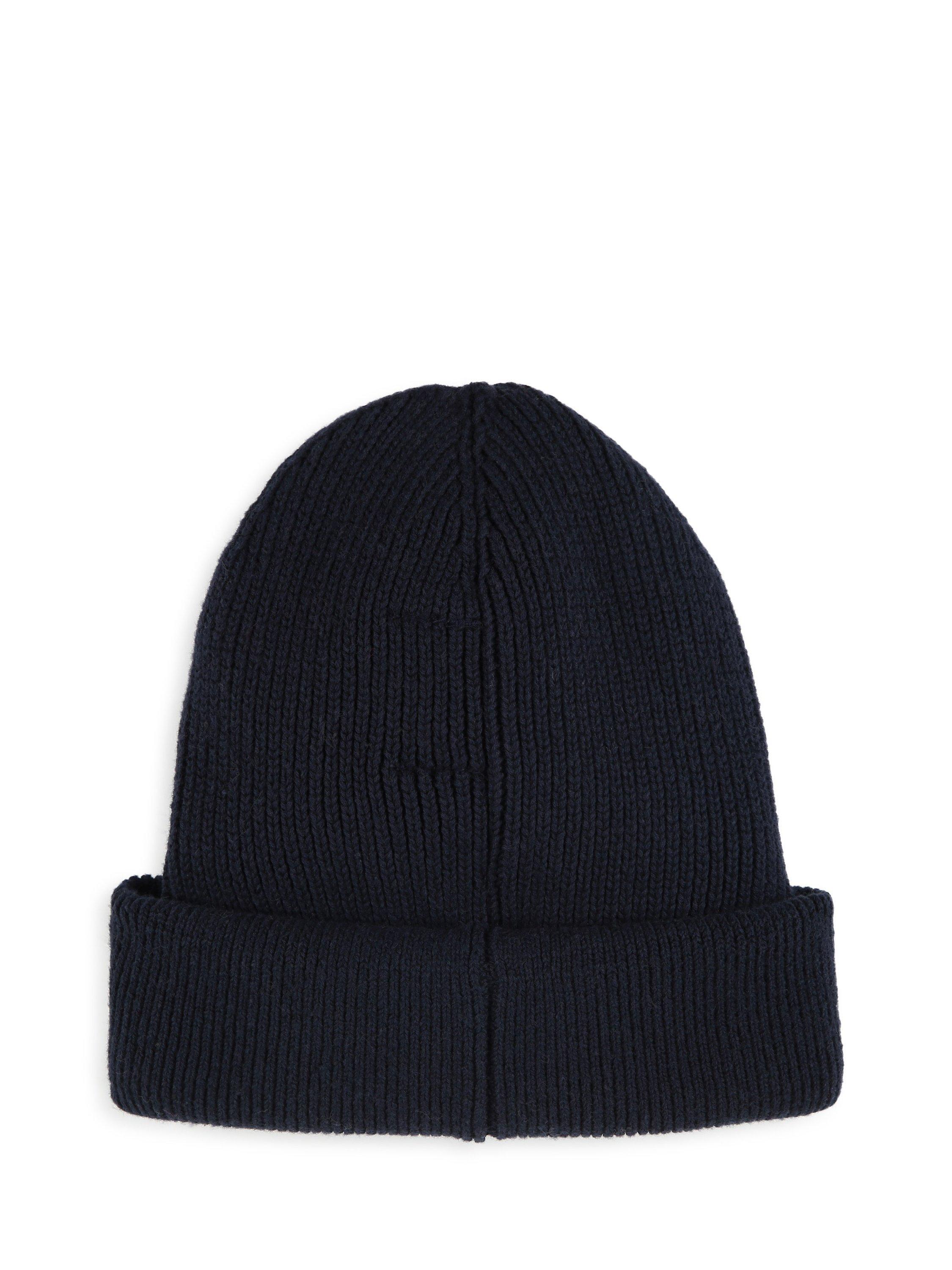 Product image 2 of 2, which shows Timberland Kids' Knitted Beanie, Navy, 6-9 years