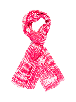 chesca Tie Dye Scarf, Hot Pink, Hot Pink