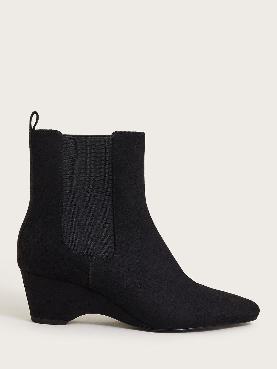 John lewis black suede ankle boots best sale