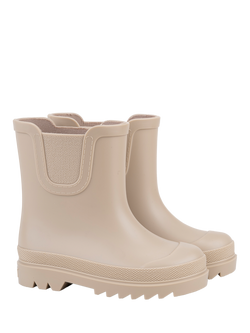 IGOR Kids' Splash Tokio Lined Wellington Boots, Beige - view 2, Beige