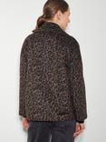 Monsoon Lily Leopard Blazer, Brown/Black