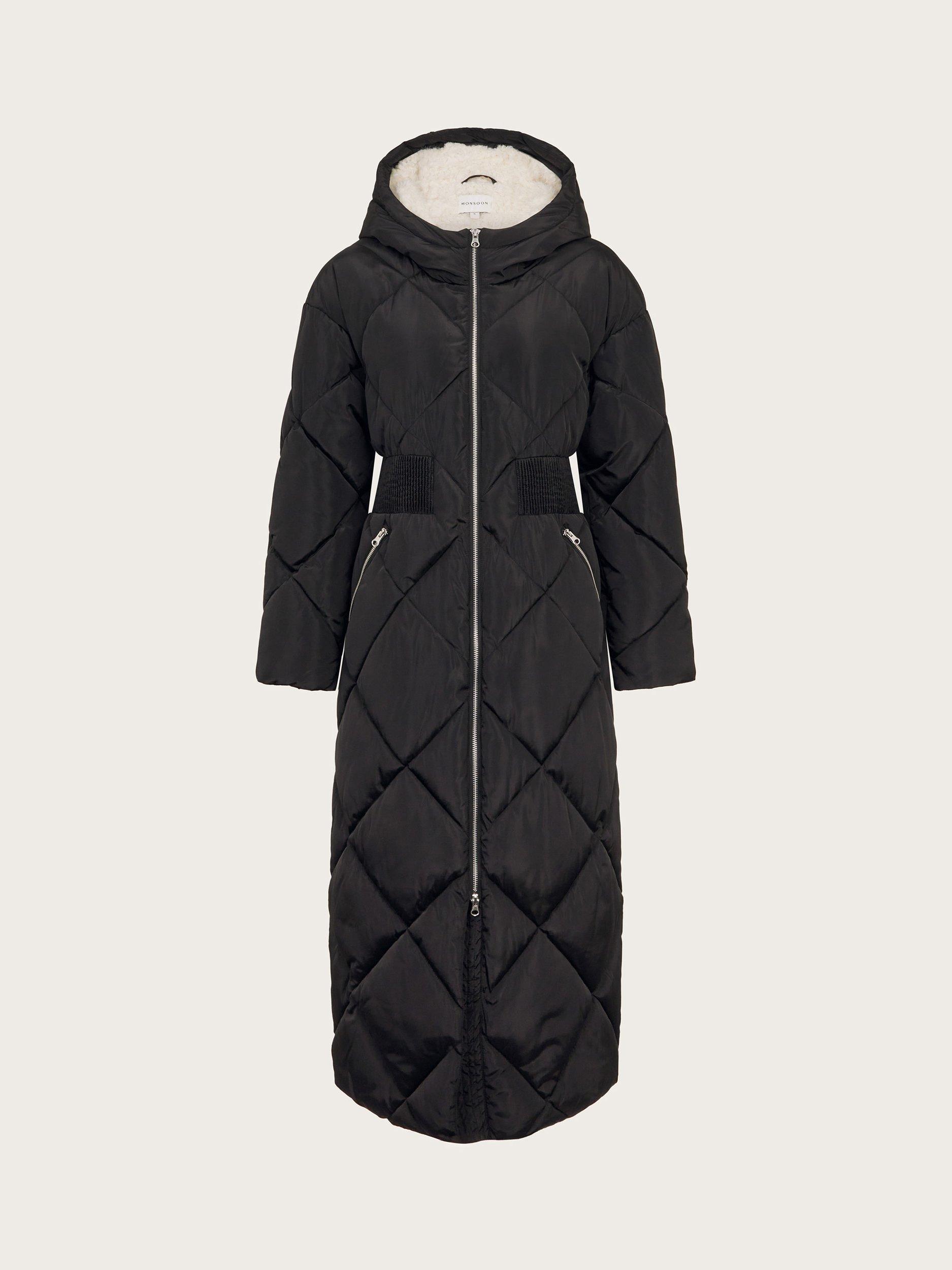 Monsoon black puffer coat online