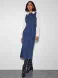 Monsoon Rhian Denim Dress, Indigo