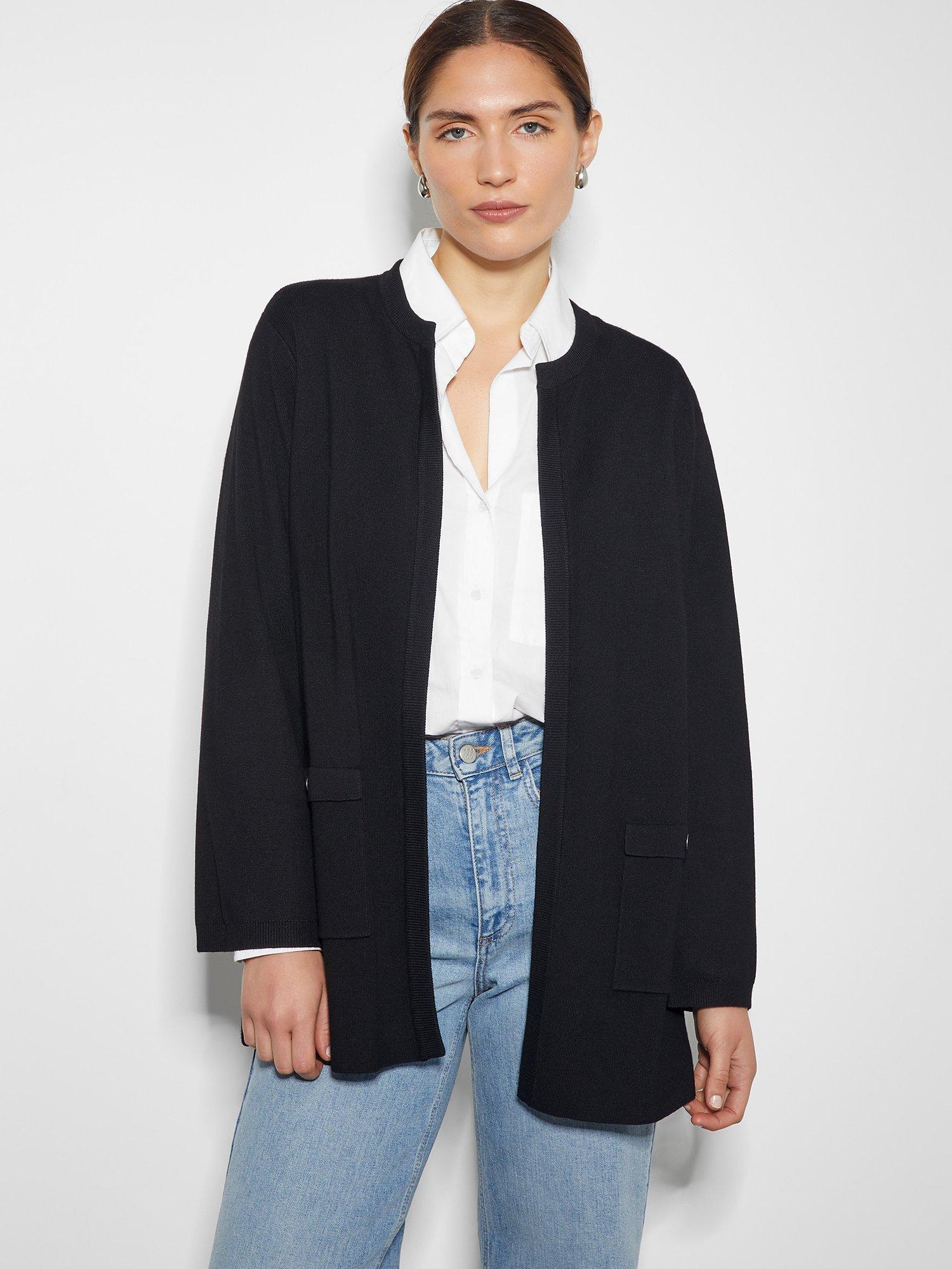 Monsoon Penny Pocket Cardigan Black