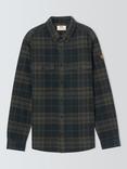 Fjällräven Övik Cotton Regular Fit Tartan Shirt, Dark Navy-basalt