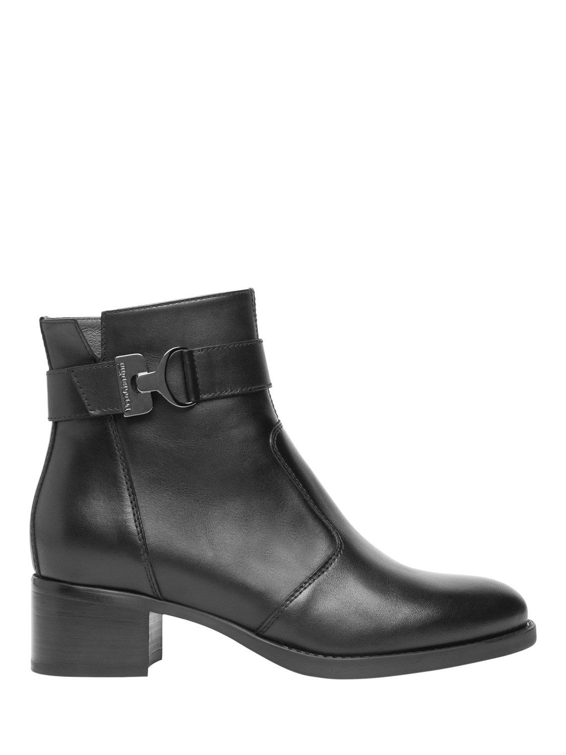 NeroGiardini Leather Classic Ankle Boots, Black