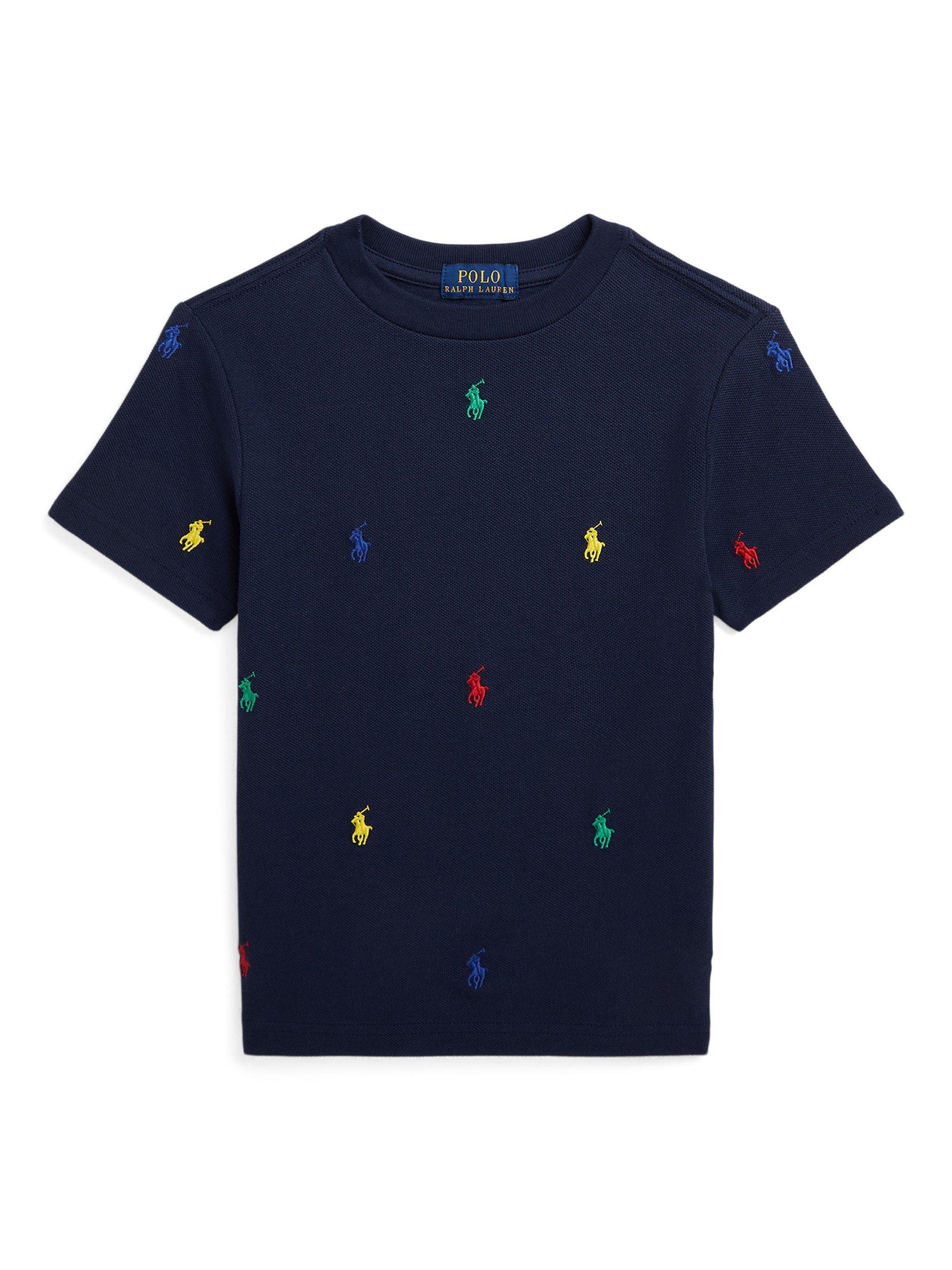 Product image 1 of 2, which shows Ralph Lauren Polo Ralph Lauren Kids' Pony T-Shirt, Refined Navy, 2 years