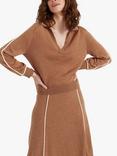 Chinti & Parker Jeanne Merino Wool Jumper, Soft Camel/Cream