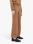 Chinti & Parker Bessy Button Wool Cashmere Trousers, Soft Camel