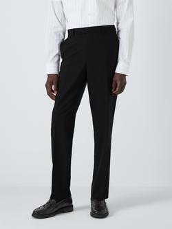 Kin Wool Blend Slim Fit Suit Trousers, Black, Black