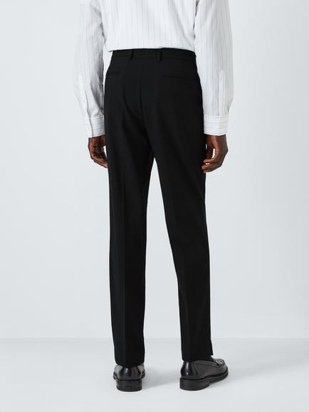 Kin Wool Blend Slim Fit Suit Trousers, Black - view 2, Black