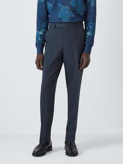 Kin Leo Slim Fit Wool Blend Suit Trousers, Airforce Blue, Airforce Blue