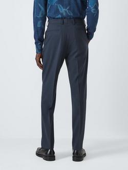 Kin Leo Slim Fit Wool Blend Suit Trousers, Airforce Blue - view 2, Airforce Blue