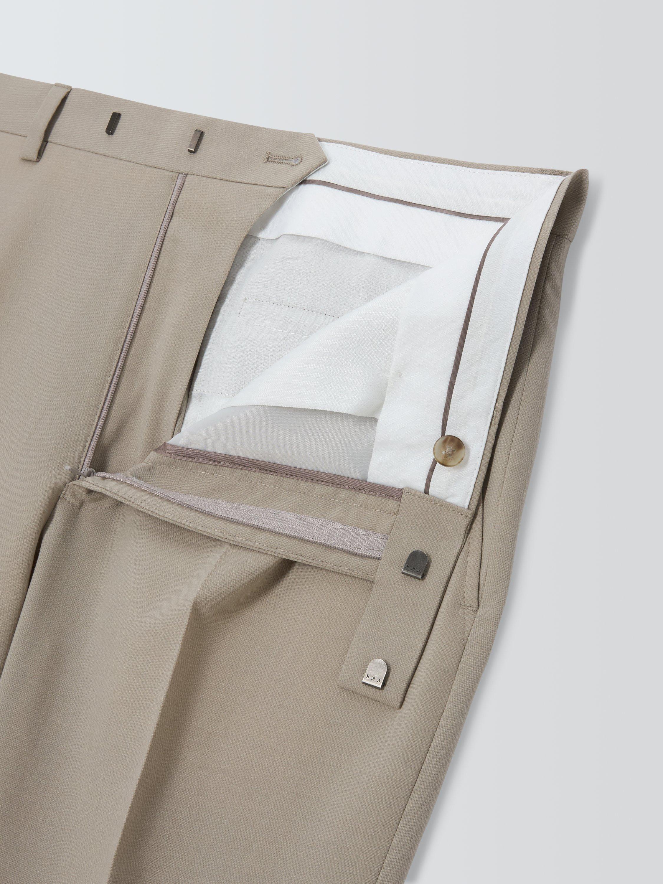 Product image 7 of 7, which shows Kin Leo Slim Fit Wool Blend Suit Trousers, Stone, 32R