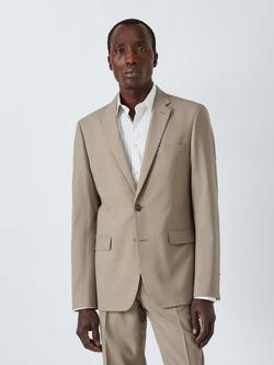 Kin Leo Slim Fit Wool Blend Suit Jacket, Stone, Stone