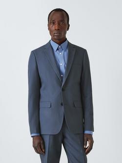 Kin Rae Linen Blend Slim Fit Suit Jacket, Airforce
