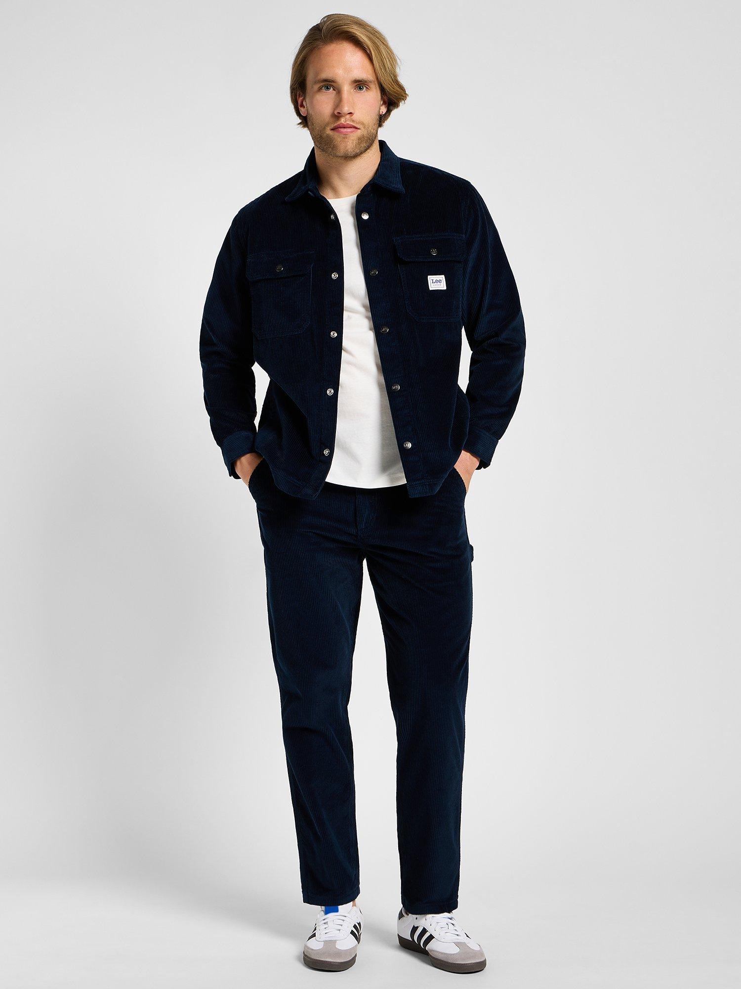 Lee Workwear Corduroy Overshirt, Navy
