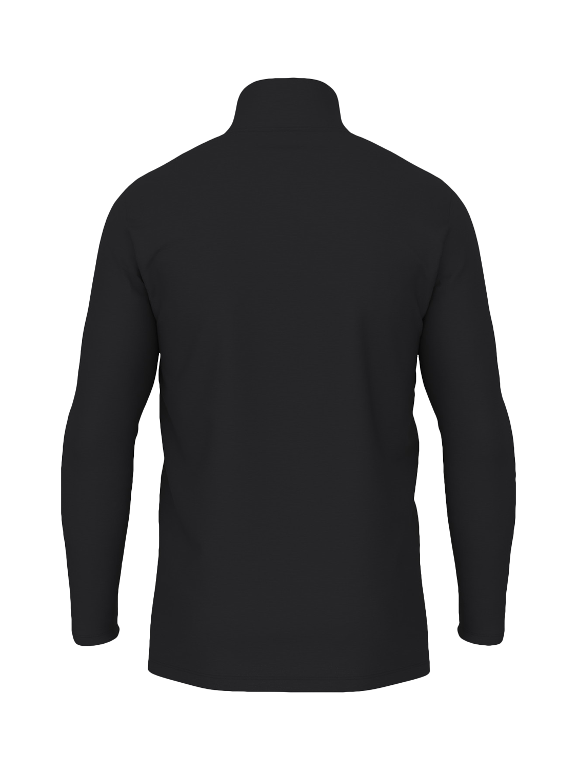 Product image 2 of 2, which shows New Balance Zip Neck Space Dye Top, Black Heather (022), S